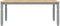 vidaXL - Eettafel - Corona - 180x90x75 - cm - massief - grenenhout - grijs