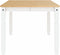 vidaXL - Eettafel - Corona - 180x90x75 - cm - massief - grenenhout - wit