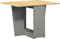 vidaXL - Eettafel - Corona - inklapbaar - massief - grenenhout - grijs