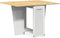 vidaXL - Eettafel - Corona - inklapbaar - massief - grenenhout - wit