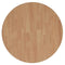 vidaXL - Eettafel - inklapbaar - rond - MDF - wit