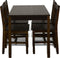 vidaXL - Eettafel - met - 4 - stoelen - hout - bruin