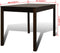 vidaXL - Eettafel - met - 4 - stoelen - hout - bruin