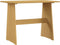 vidaXL - Eettafel - met - bankje - REINE - massief - grenenhout - honingbruin