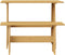 vidaXL - Eettafel - met - bankje - REINE - massief - grenenhout - honingbruin
