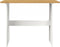 vidaXL - Eettafel - met - bankje - REINE - massief - grenenhout - honingbruin - en - wit