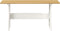 vidaXL - Eettafel - met - bankje - REINE - massief - grenenhout - honingbruin - en - wit