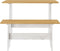 vidaXL - Eettafel - met - bankje - REINE - massief - grenenhout - honingbruin - en - wit