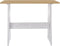 vidaXL - Eettafel - met - bankje - REINE - massief - grenenhout - honingbruin - en - wit