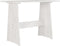 vidaXL - Eettafel - met - bankje - REINE - massief - grenenhout - wit