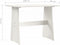 vidaXL - Eettafel - met - bankje - REINE - massief - grenenhout - wit