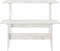 vidaXL - Eettafel - met - bankje - REINE - massief - grenenhout - wit