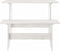 vidaXL - Eettafel - met - bankje - REINE - massief - grenenhout - wit