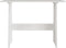 vidaXL - Eettafel - met - bankje - REINE - massief - grenenhout - wit