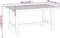 vidaXL - Eettafel - NOAIN - A-vormige - poten - 160x90x75 - cm - massief - hout