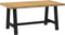 vidaXL - Eettafel - NOAIN - A-vormige - poten - 160x90x75 - cm - massief - hout