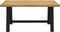 vidaXL - Eettafel - NOAIN - A-vormige - poten - 160x90x75 - cm - massief - hout