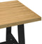 vidaXL - Eettafel - NOAIN - A-vormige - poten - 180x90x75 - cm - massief - hout
