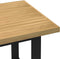 vidaXL - Eettafel - NOAIN - U-vormige - poten - 160x90x75 - cm - massief - hout