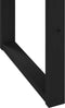 vidaXL - Eettafel - NOAIN - U-vormige - poten - 160x90x75 - cm - massief - hout