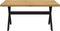 vidaXL - Eettafel - NOAIN - X-vormige - poten - 160x90x75 - cm - massief - hout