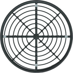 vidaXL - Eettafel - Ø80 - cm - gehard - glas - en - staal - zwart