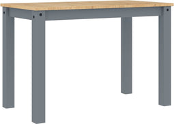 vidaXL - Eettafel - Panama - 117x60x75 - cm - massief - grenenhout - grijs
