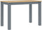 vidaXL - Eettafel - Panama - 117x60x75 - cm - massief - grenenhout - grijs