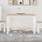 vidaXL - Eettafel - Panama - 117x60x75 - cm - massief - grenenhout - wit