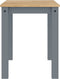 vidaXL - Eettafel - Panama - 117x60x75 - cm - massief - grenenhout - grijs