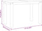 vidaXL - Eettafel - Panama - 117x60x75 - cm - massief - grenenhout
