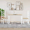 vidaXL - Eettafel - Panama - 117x60x75 - cm - massief - grenenhout - wit