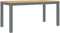 vidaXL - Eettafel - Panama - 160x80x75 - cm - massief - grenenhout - grijs