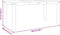 vidaXL - Eettafel - Panama - 160x80x75 - cm - massief - grenenhout - grijs