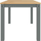 vidaXL - Eettafel - Panama - 160x80x75 - cm - massief - grenenhout - grijs