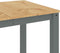 vidaXL - Eettafel - Panama - 160x80x75 - cm - massief - grenenhout - grijs