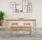 vidaXL - Eettafel - Panama - 160x80x75 - cm - massief - grenenhout