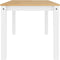 vidaXL - Eettafel - Panama - 160x80x75 - cm - massief - grenenhout - wit