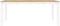 vidaXL - Eettafel - Panama - 180x90x75 - cm - massief - grenenhout - wit