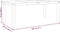 vidaXL - Eettafel - Panama - 180x90x75 - cm - massief - grenenhout