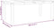 vidaXL - Eettafel - Panama - 180x90x75 - cm - massief - grenenhout - wit