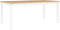 vidaXL - Eettafel - Panama - 180x90x75 - cm - massief - grenenhout - wit