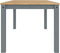 vidaXL - Eettafel - Panama - 180x90x75 - cm - massief - grenenhout - grijs