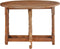 vidaXL - Eettafel - rond - 110x76 - cm - massief - mangohout