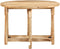 vidaXL - Eettafel - rond - 110x76 - cm - massief - mangohout