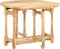 vidaXL - Eettafel - rond - 110x76 - cm - massief - mangohout