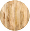 vidaXL - Eettafel - rond - 110x76 - cm - massief - mangohout