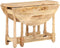 vidaXL - Eettafel - rond - 110x76 - cm - massief - mangohout