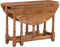 vidaXL - Eettafel - rond - 110x76 - cm - massief - mangohout