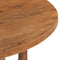 vidaXL - Eettafel - rond - 110x76 - cm - massief - mangohout